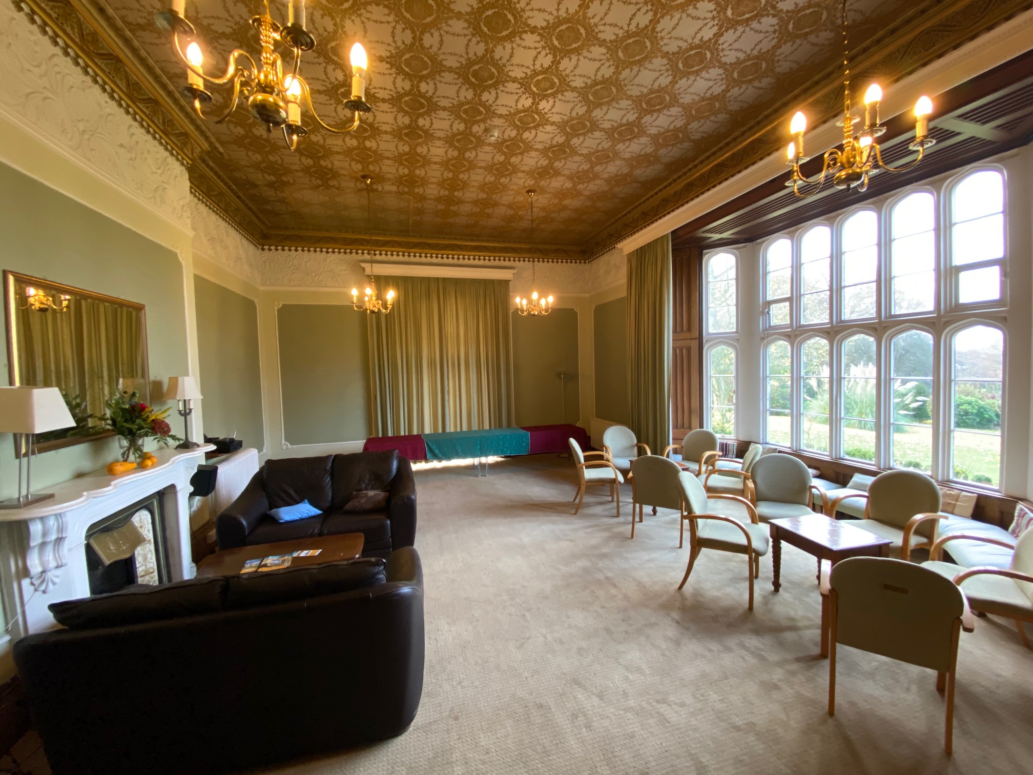Sitting Room with garden-facing windows and seating